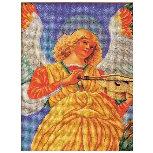 Набор для вышивания бисером Кроше (Радуга бисера) 'Музицирующий ангел. Секондо'