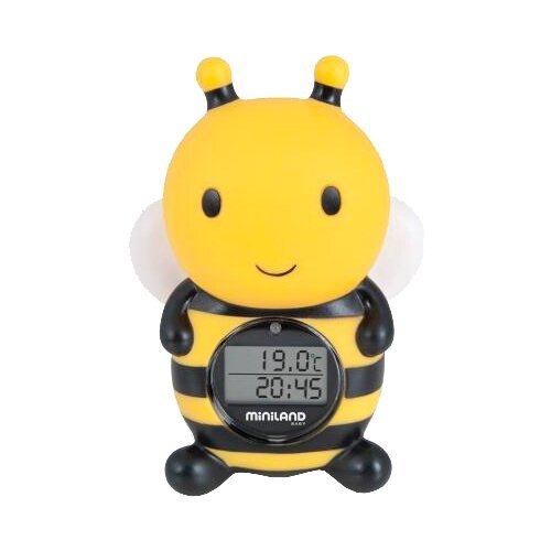 Электронный термометр Miniland Thermo Bath черный/желтый