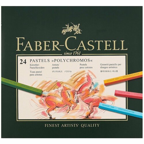 Пастель Polychromos , Faber-Castell, 24 цвета