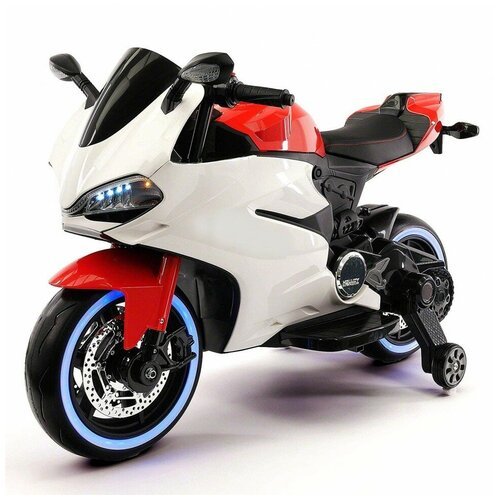 Детский электромотоцикл Ducati 12V - FT-1628-RED-WHITE (FT-1628-RED-WHITE)