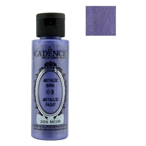 Акриловая краска Cadence Metallic Paint. Purple-209