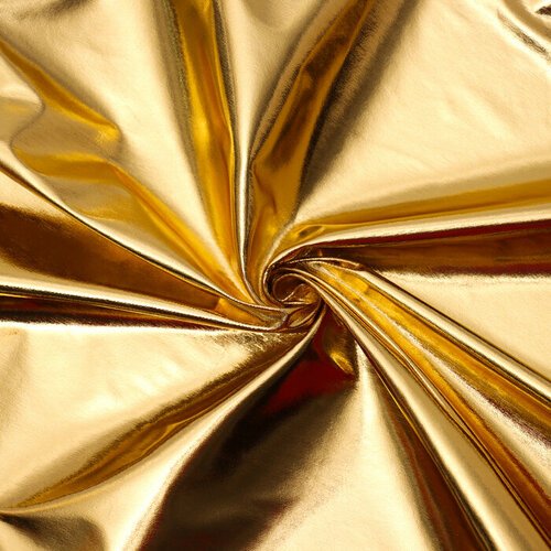 Лоскут для рукоделия однотонный, 50 x 50 см, цвет золотой