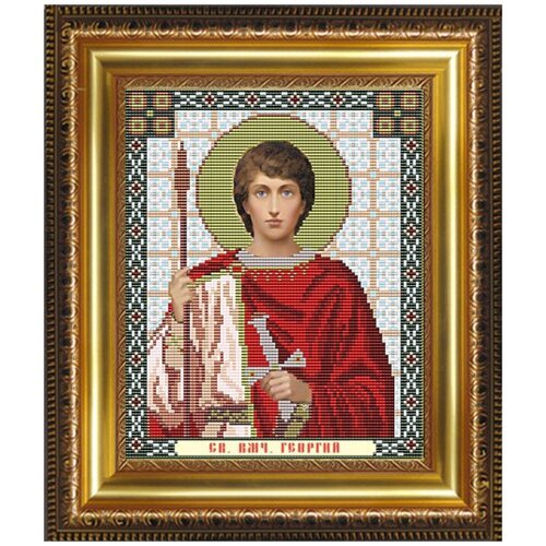 Рисунок на ткани 'Святой Великомученник Георгий'