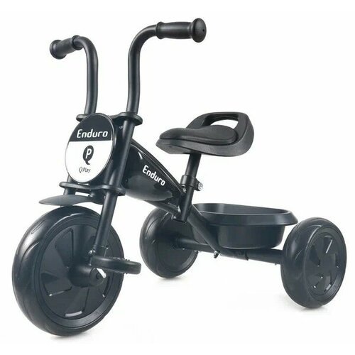 Трехколесный велосипед QPlay Enduro, черный