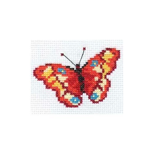 Набор для вышивания Алиса 0-043 Бабочка 10 х 7 см