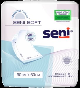 Seni Soft Пеленки 60х90 см 5 шт