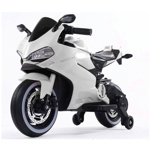 Детский электромотоцикл Ducati White 12V - FT-1628-WHITE (FT-1628-WHITE)