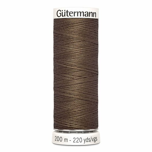 Нить Gutermann Sew-all 748277 для всех материалов, 200 м, 100% полиэстер (815 орех), 5 шт