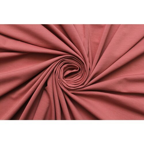 Ткань Трикотаж-стрейч каштаново-розовый, ш142см, 0,5 м