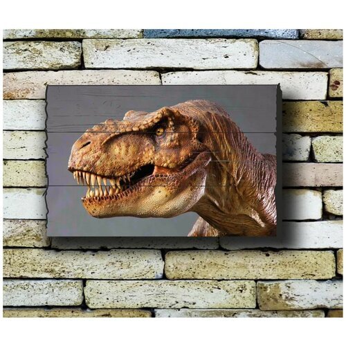 Картина на досках 'Динозавр. Тиранозавр 4' 50/35 см