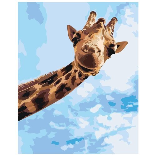 Картина по номерам «Дружелюбный жираф», 40x50 см, Живопись по Номерам