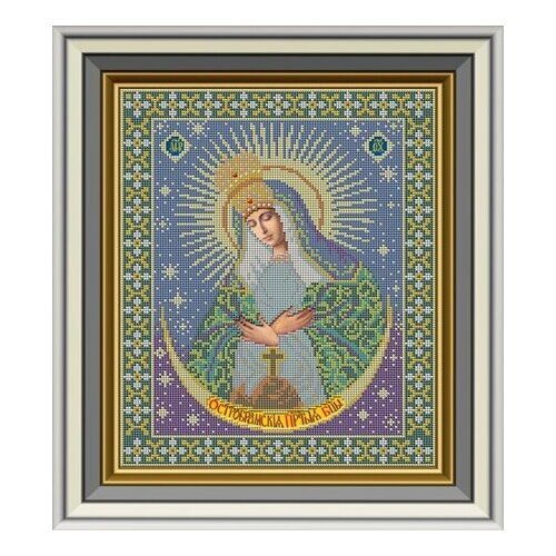 Набор для вышивания бисером Galla Collection Икона Божией Матери, Остробрамская, 27х32 см (ND. GC. И019)