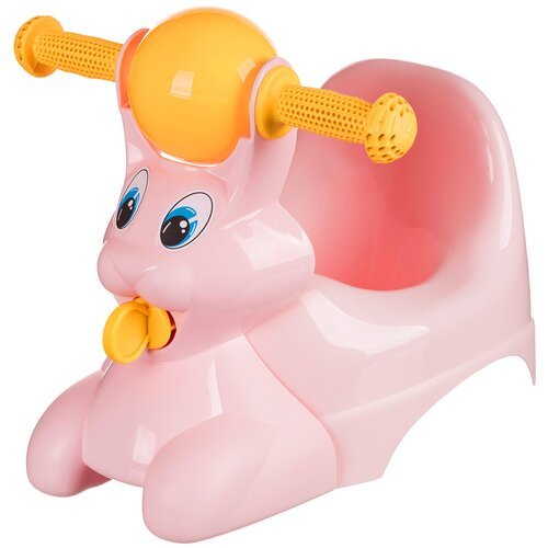 Детские горшки Little Angel Горшок-игрушка «Зайчик», цвет розовый