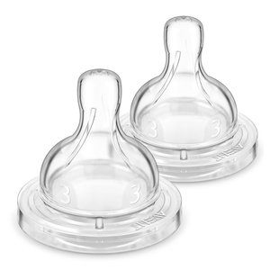 Соска со средним потоком Philips Avent Anti-colic от 3-х месяцев  2 шт арт SCY763/02