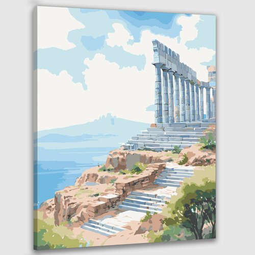 Картина по номерам 50х40 'Священные места Греции'