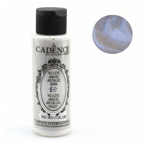 Акриловая краска Cadence Hi-Lite Magic Metallic. Blue-369