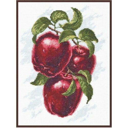 Набор для вышивания палитра арт.04.005 Спелые яблоки 20х25 см