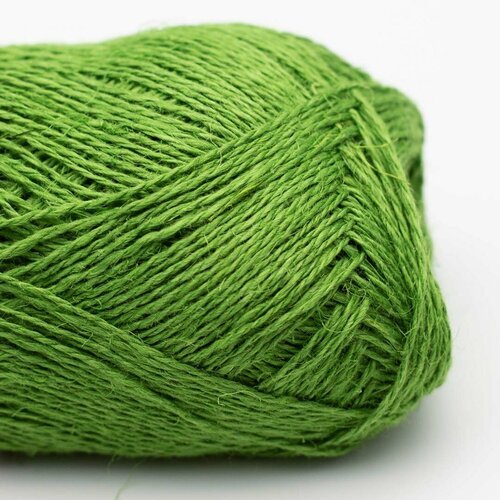 Пряжа для вязания BC Garn Lino (58 Сочная зелень)
