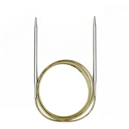 Спицы Addi металлические круговые супергладкие, 7 мм, 120 см