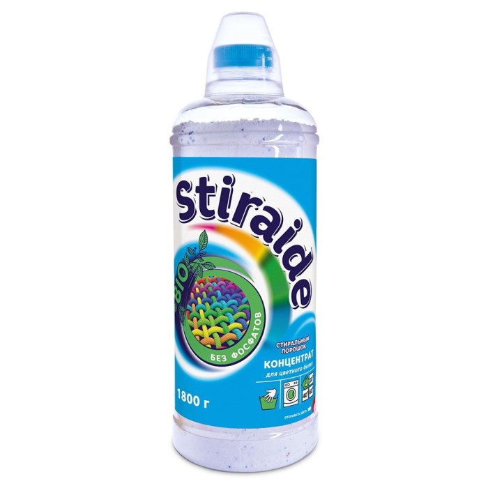 Бытовая химия Stiraide Стиральный порошок концентрат для цветного белья 1.8 кг