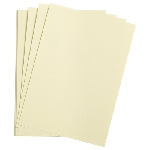 Цветная бумага 500*650мм, Clairefontaine 'Etival color', 24л, 160г/м2, бледно-зеленый, легкое зерно, хлопок