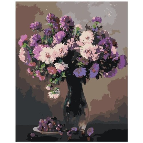 Картина по номерам Цветы и виноград 40х50 см Hobby Home