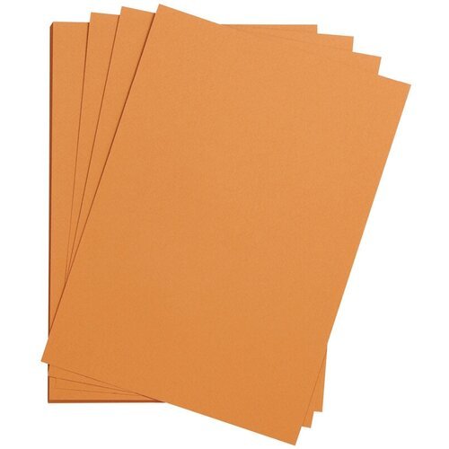 Цветная бумага 500*650мм, Clairefontaine 'Etival color', 24л, 160г/м2, ржавый, легкое зерно, 30%хлопка, 70%целлюлоза
