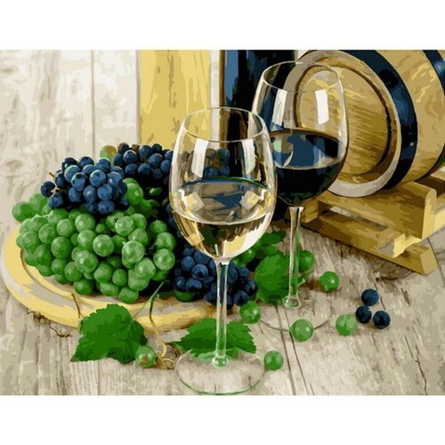 Картина по номерам Виноградные вина 40х50 см Hobby Home