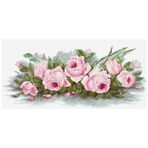 Набор для вышивания Романтические розы 31,5 х 13,5 см LUCA-S B2353