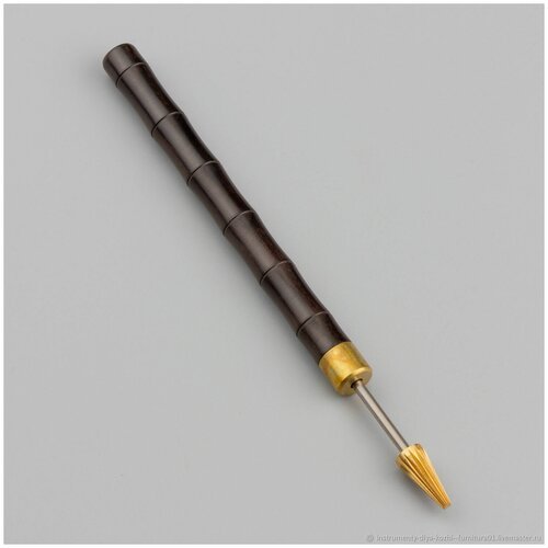 Ручка-роллер для окраса уреза конусная (деревянная ручка)