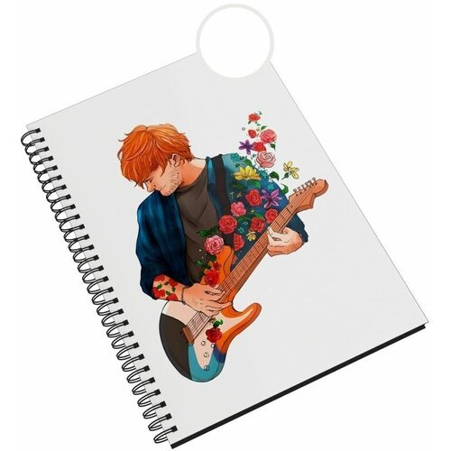 Блокнот/Скетчбук/Альбом для рисования Каждому Своё 'Эд Ширан/Ed Sheeran' A5 48 листов