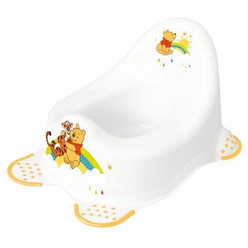 Keeeper Disney детский горшок с антискользящей функцией adam 'winnie the pooh' 38 27 23,5 см Белый