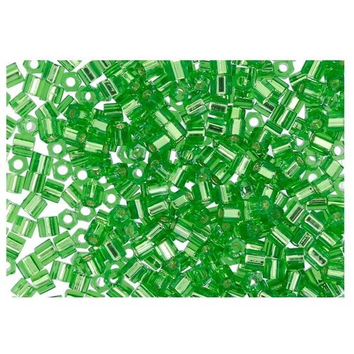 Бисер TOHO 11/0, Hexagon, №3, 2,2 мм, 5 штх5 г, №0027, зеленый