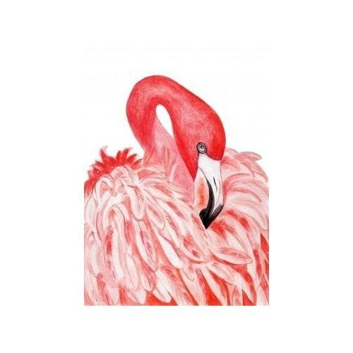 Алмазная мозаика 'Милый розовый фламинго' (11 цветов)