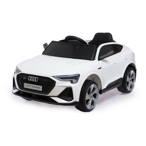 Электромобиль детский КНР Audi e-tron Sportback, EVA колеса, кожаное сидение, цвет белый (QLS-6688)