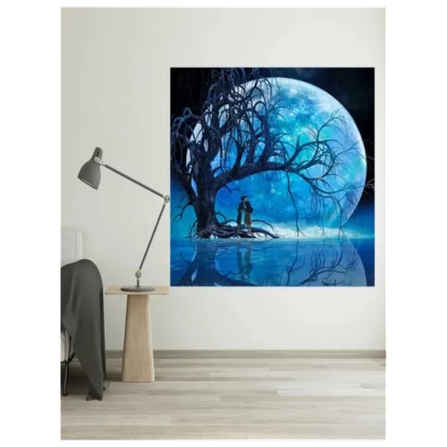 Алмазная картина 'Лунная соната' 30 х 30 см. (без подрамника)