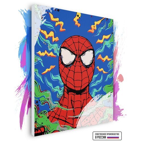 Картина по номерам на холсте Spider-Man - Чутьё, 40 х 50 см
