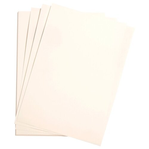 Цветная бумага 500*650мм, Clairefontaine 'Etival color', 24л, 160г/м2, белый, легкое зерно, 30%хлопка, 70%целлюлоза