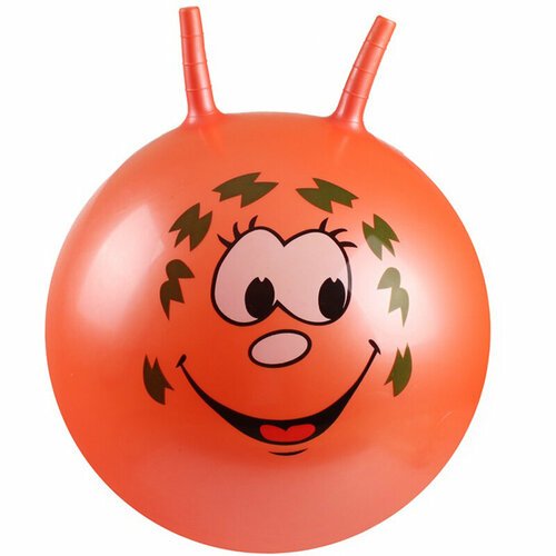 Надувной попрыгун мяч Altacto 'Смешная мордочка' (макс. нагрузка 60 кг, красный)
