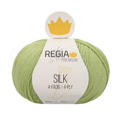 Носочная пряжа Regia Premium Silk (00071 Meergrün)
