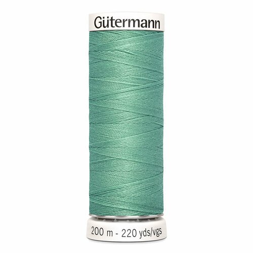 Нить Gutermann Sew-all 748277 для всех материалов, 200 м, 100% полиэстер (100 пастельно серо-зелёный), 5 шт
