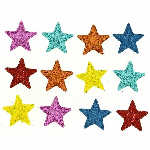 Пуговицы JESSE JAMES 'Starlight Starbright', декоративные, мультиколор, 10 шт