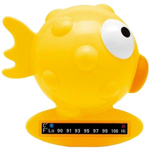 Безртутный термометр Chicco Рыба-шар желтый