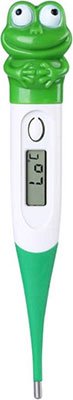 Термометр электронный A&D DT-624 Лягушка зеленый/белый