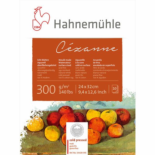 Склейка Hahnemuhle Cezanne 24x32см, 300г/м², 10л, хлопок 100%