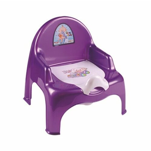 Dunya Plastik горшок-кресло (11101), фиолетовый