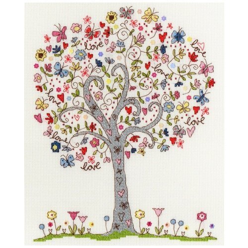 Набор для вышивания Love Tree (Любимое дерево) 24 x 30 см Bothy Threads XKA2