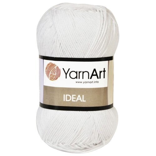 Пряжа для вязания YarnArt Ideal 170 метров, 50 г, 5 шт, №220 (белый)