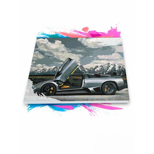Картина по номерам на холсте Lamborghini, 60 х 80 см