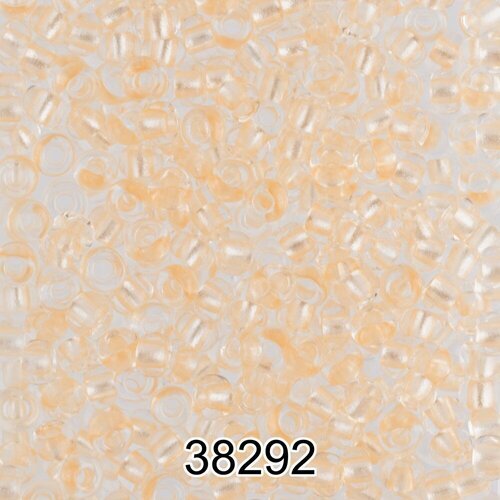Бисер круглый PRECIOSA 2,3 мм, 500 г, 38292, Ф366 светло-оранжевый